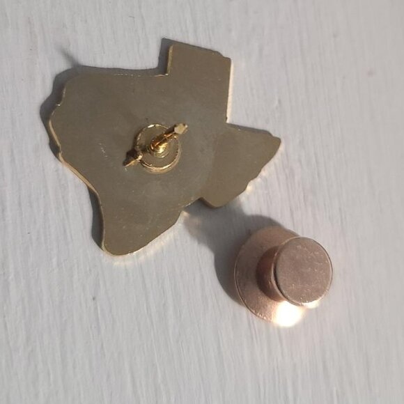Texas #1 Number One Vintage Lapel Pin Tie Tack Brooch - Lone Star State Map USA - Picture 4 of 4